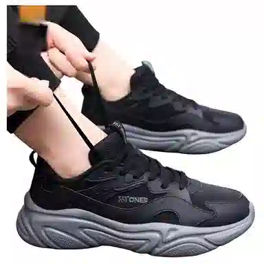 361° Casual Low-Top Black Grey