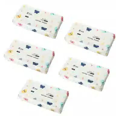 简应舒 柔软亲肤 干湿两用洗脸巾