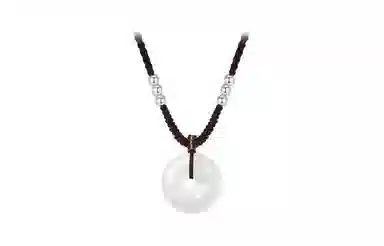 【足银纯银S999】 百利金 平安扣 平安转运吉祥纳福国潮新中式简约气质经典百搭小众设计转运珠锁骨链#好运 玉髓 项链 男女同款情侣款