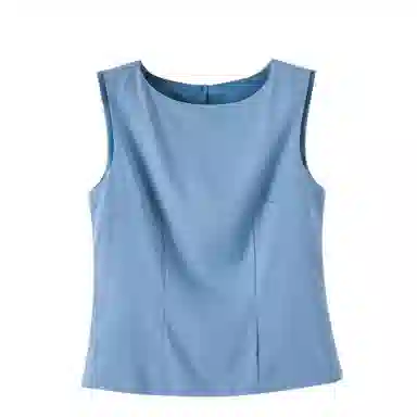 晚白 收腰显瘦百搭亚麻衬衫 女款