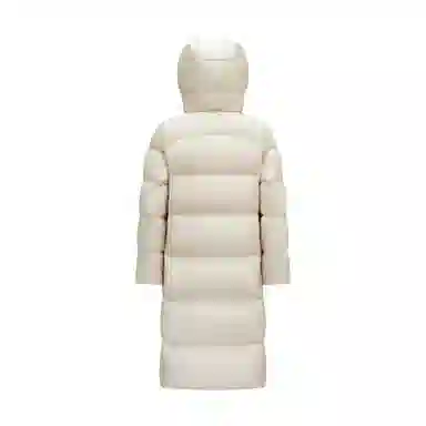 森马 超级植物系列 纯色防水加厚保暖连帽中长款羽绒服 女款