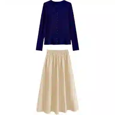 柏黛妃 舒适通勤简约裙装套装 女款