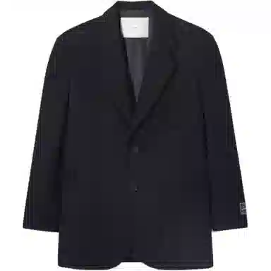 Dunst UNISEX OVERSIZED WOOL BLAZER BLACK