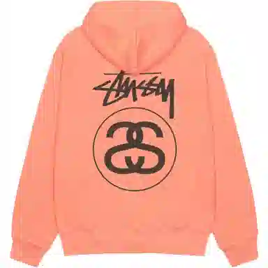 Stussy FW25 Stock Link Zip Hoodie Pigment Dyed