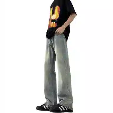 SUNSETMONENT Cleanfit Straight Jeans