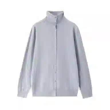 佐丹奴 羊毛混纺双面穿宽松高领针织衫 女款