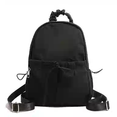 醇龙 时尚简约纯色百搭高级感 尼龙 双肩包 女款 多色