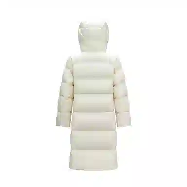 森马 超级植物系列 纯色防水加厚保暖连帽中长款羽绒服 女款