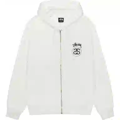 Stussy FW25 Stock Link Zip Hoodie Pigment Dyed