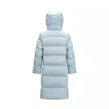 森马 超级植物系列 纯色防水加厚保暖连帽中长款羽绒服 女款