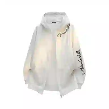 PAUL COSTELLOE Logo Zip Hoodie