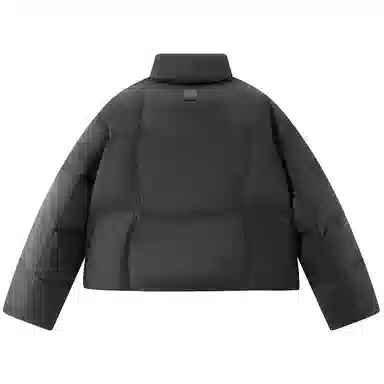 太平鸟 纯色保暖短款立领面包服羽绒服 女款