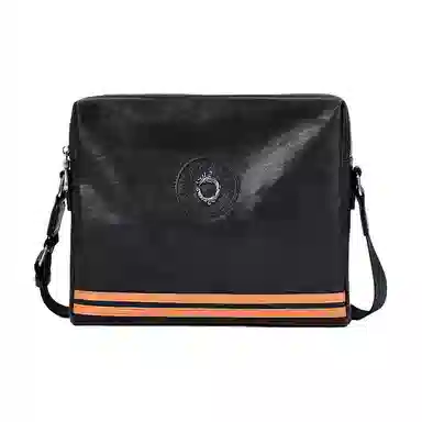 VIHUS Striped Crossbody Bag Black