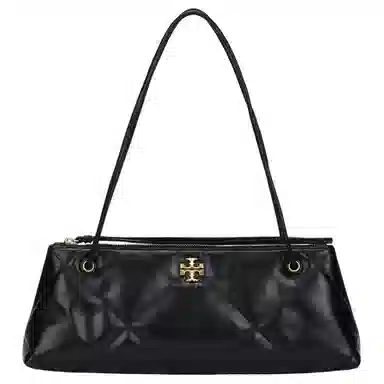 Tory Burch Kira Quilted Leather Shoulder Bag Black