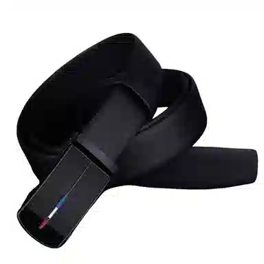 ROLLSMINJOR Classic Leather Belt Black