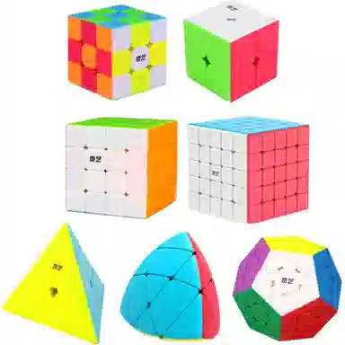 奇艺 二三四五阶魔方四件套礼盒 益智玩具