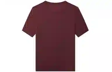 恒源祥 羊毛衫女纯圆领纯色短袖修身针织衫 女款