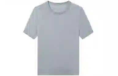 恒源祥 羊毛衫女纯圆领纯色短袖修身针织衫 女款