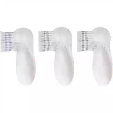 二三二三 纯白薄款撞色条纹高弹不勒脚舒适柔软抗菌防臭防滑健身瑜伽运动袜日常通勤简约时尚百搭短袜中筒袜 女款