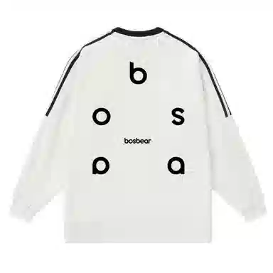 BOS BEAR Classic Striped Raglan Sweatshirt
