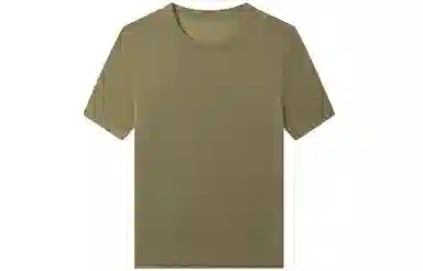 恒源祥 羊毛衫女纯圆领纯色短袖修身针织衫 女款