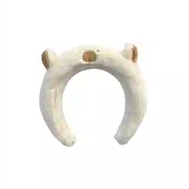 希铃 卡皮巴拉 高级感 毛绒可爱风 涤纶 发箍 女款