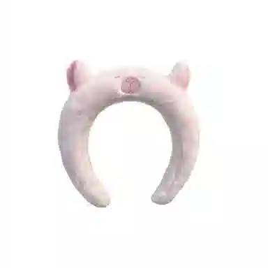 希铃 卡皮巴拉 高级感 毛绒可爱风 涤纶 发箍 女款