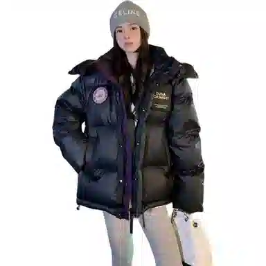 桴生 短款加厚女冬季宽松小个子棉衣面包服休闲外套棉服 女款