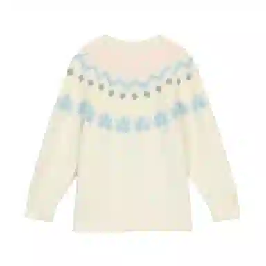 柏黛妃 提花外套软糯加厚拉链短款上衣针织衫 女款