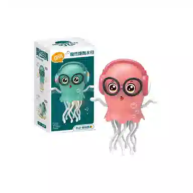 咕轹 魔性跳舞电动水母玩具 早教教具