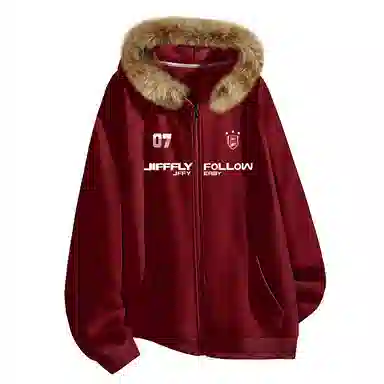 Jifffly Basic Logo Zip Hoodie