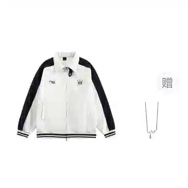 桴生 美式撞色立领休闲宽松春秋百搭情侣棒球服夹克 女款