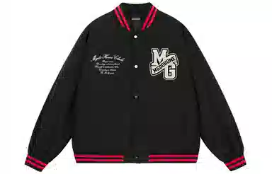 MGDOHOME Vintage Logo Baseball Jacket