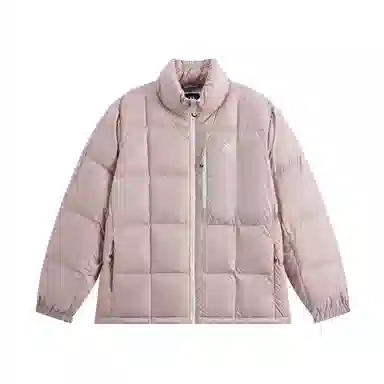 Kappa Player Winter Puffer Jacket Gray Rose Pink