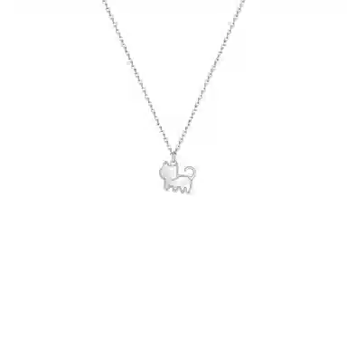 阿葱饰品 可爱萌宠小猫咪 浪漫梦幻独特设计轻奢简约百搭锁骨精致气质高级感 甜美温柔小巧颈链恋爱告白女朋友纪念日 合金 项链 女款