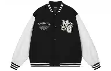 MGDOHOME Vintage Logo Baseball Jacket