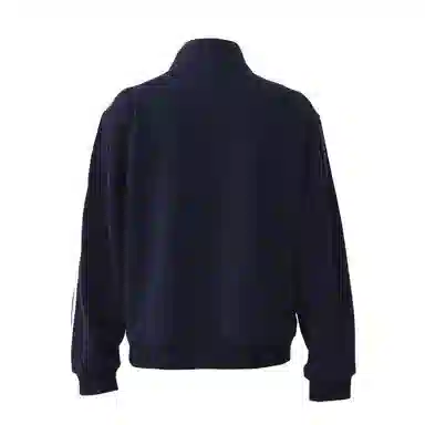 玫丝朵 美式复古条纹立领双杠撞色宽松休闲卫衣 女款