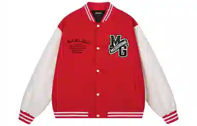 MGDOHOME Vintage Logo Baseball Jacket