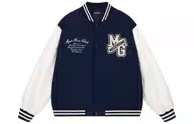 MGDOHOME Vintage Logo Baseball Jacket