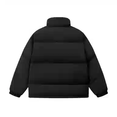 鸭鸭 经典暖冬系列 青少年冬季基础款简约字母数字印花设计感百搭休闲学生党好物防寒保暖显瘦显高拉链纽扣立领羽绒服 男女同款