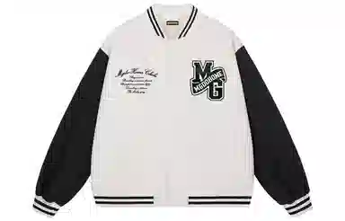 MGDOHOME Vintage Logo Baseball Jacket