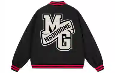 MGDOHOME Vintage Logo Baseball Jacket