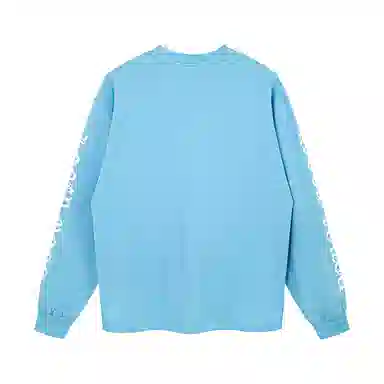 MOONWAV Gothic Letter Print Long Sleeve T-Shirt