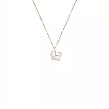 阿葱饰品 可爱萌宠小猫咪 浪漫梦幻独特设计轻奢简约百搭锁骨精致气质高级感 甜美温柔小巧颈链恋爱告白女朋友纪念日 合金 项链 女款