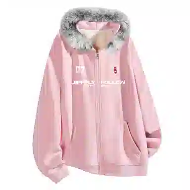 Jifffly Basic Logo Zip Hoodie