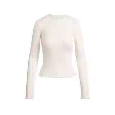 SKIMS FW25 LOGO POINTELLE LONG SLEEVE SET