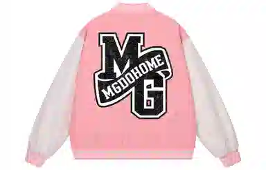MGDOHOME Vintage Logo Baseball Jacket