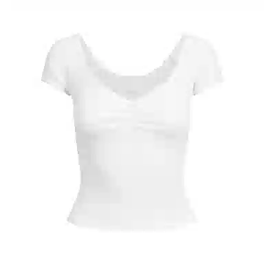 SKIMS ULTRA LIGHT JERSEY SCOOP NECK T-SHIRT FW25T