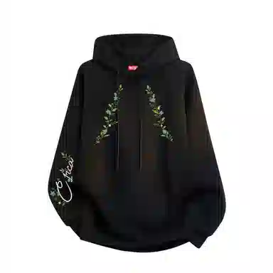 C1RCA Boxy Floral Embroidered Sweatshirt