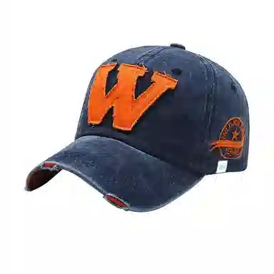 心水好物 美式复古棒球帽子水洗做旧牛仔布料防晒遮阳帽 棉  鸭舌帽 男女同款情侣款